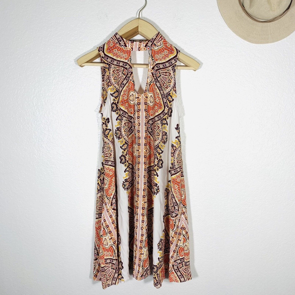 Xhilaration Egyptian Sleeveless Boho Hippy Midi dress Size Medium Women’s